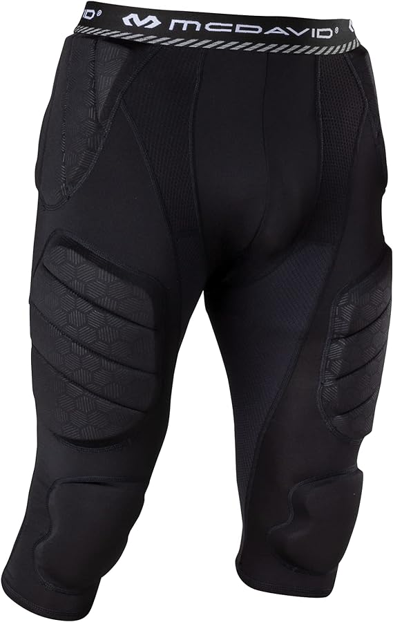  Comfort with Hard-Shell Thigh Guards Great for Football & Lacrosse